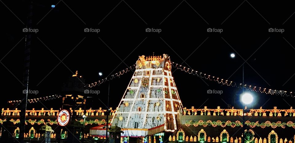 Temple night view 