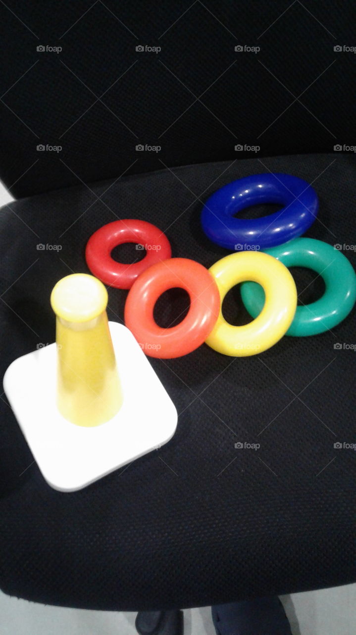 Recreation  for children and very colourful  ring