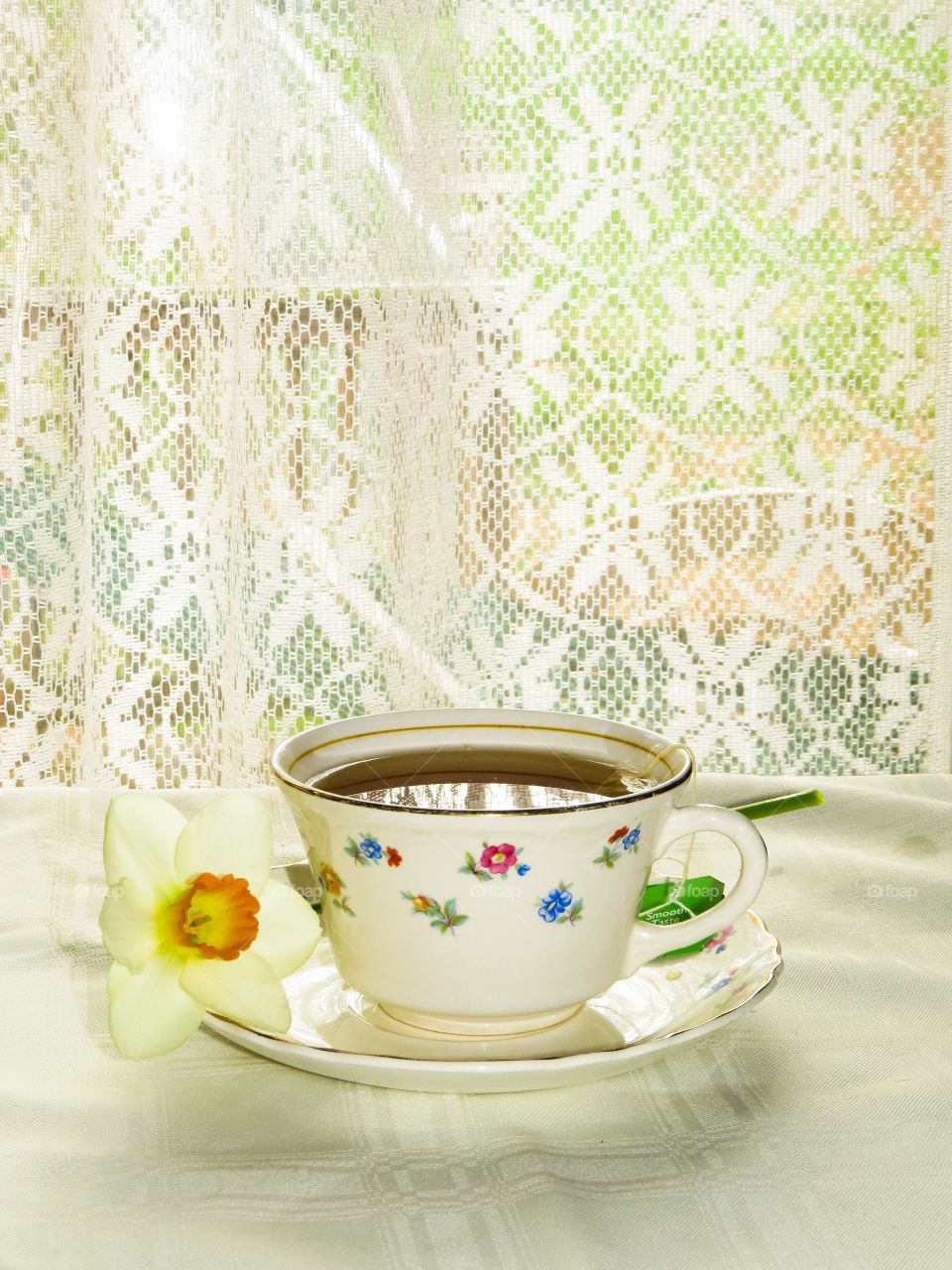 Close-up of a tea cup