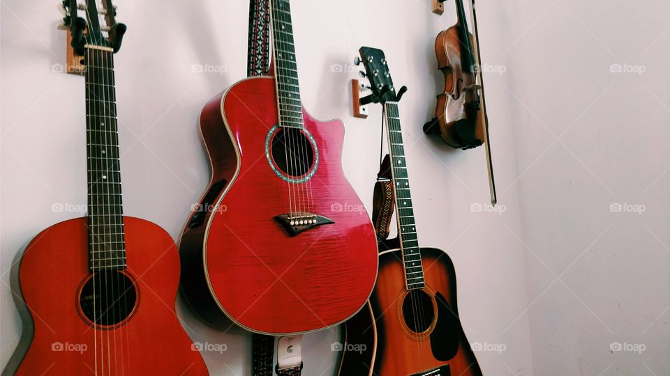Acoustic Guitars & Violin