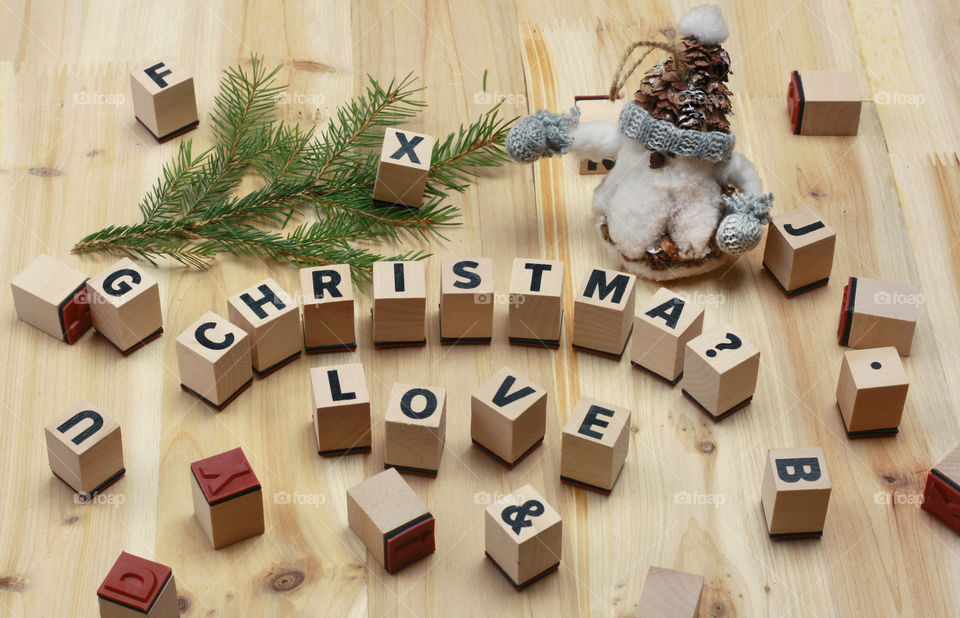 Christmas love scrabble 2