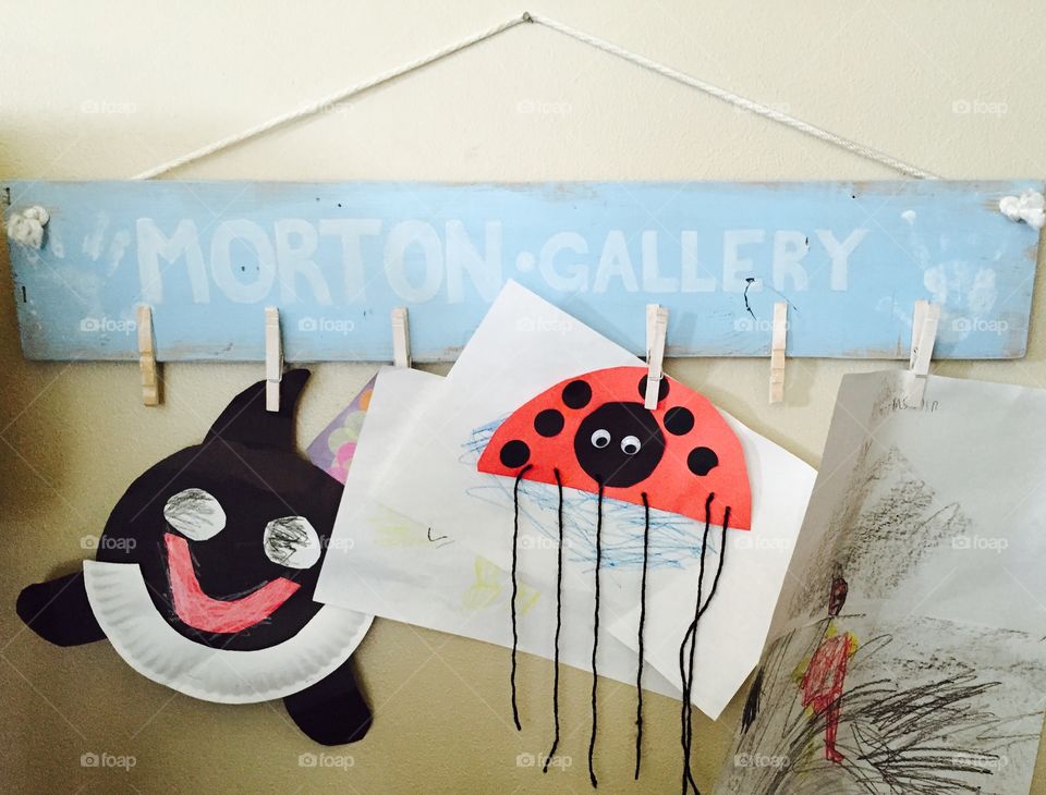 Kids artwork. My two sons artwork, they are ages 5&7. I wanted to capture their innocence and sweet artwork.