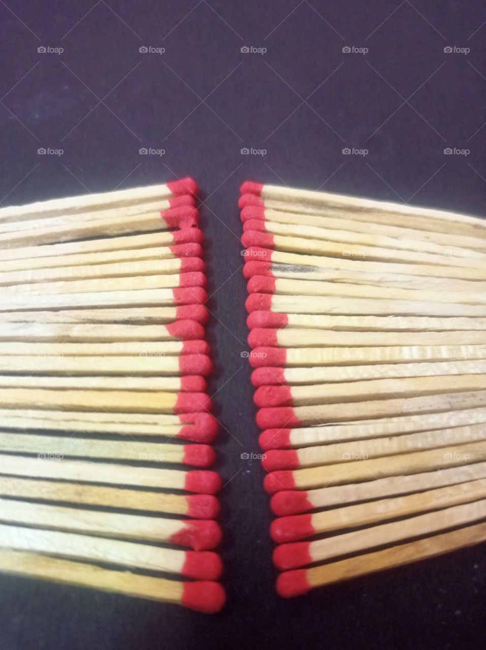 Red ♥️🍒 colour mission, red match sticks fiery red