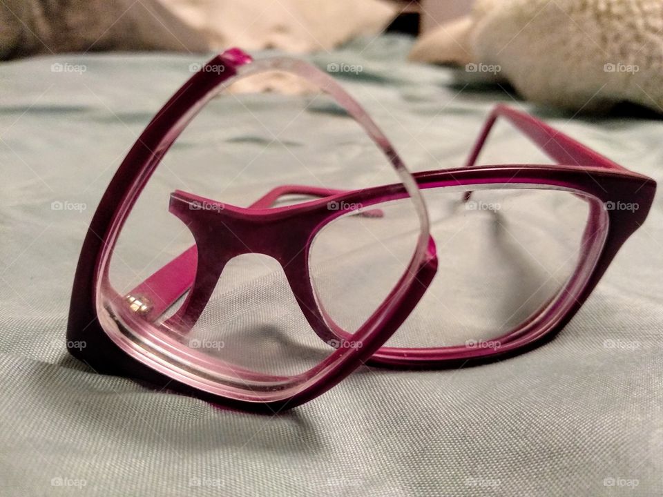 broken glasses