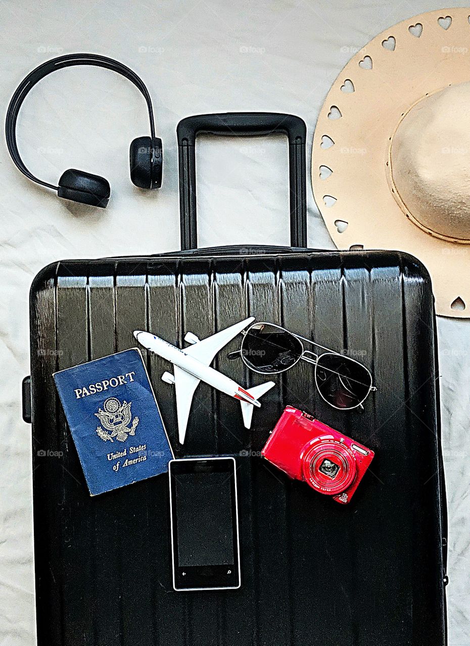 Suitcase for holiday