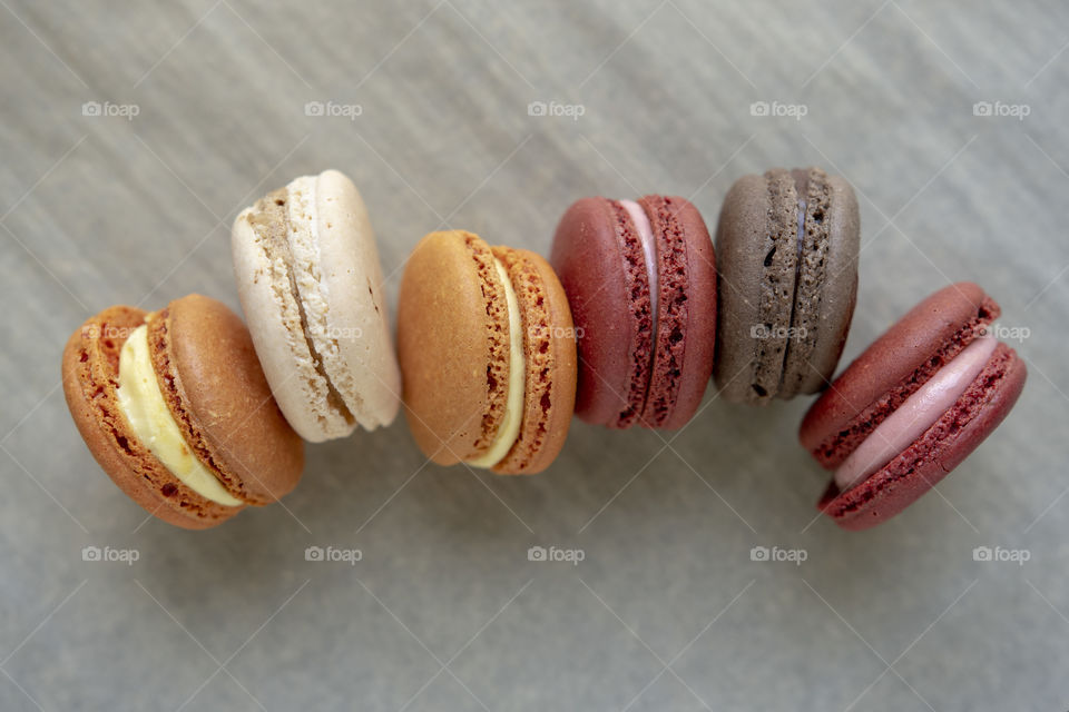 A Row of Macarons