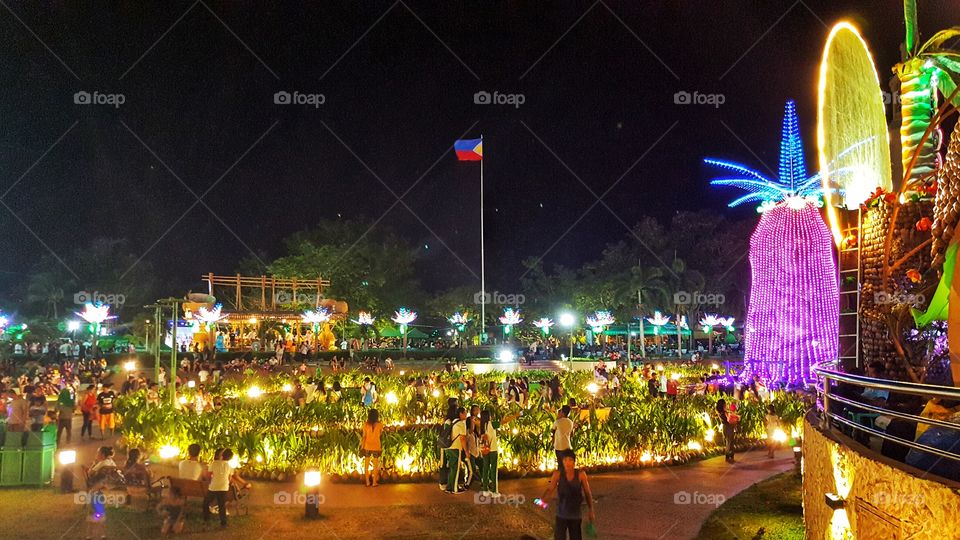 Lucena City, Quezon / Philippines- August 22, 2019: Niyogyugan Festival 2019.