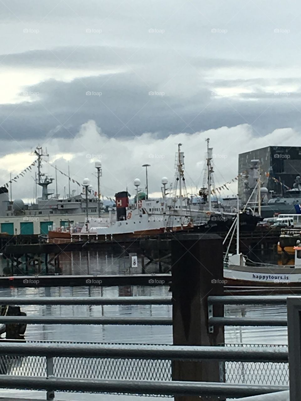 Dockside in Reykjavik 