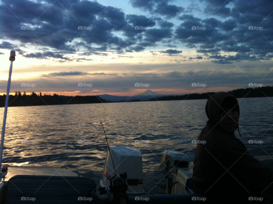 Fishing sunrise 