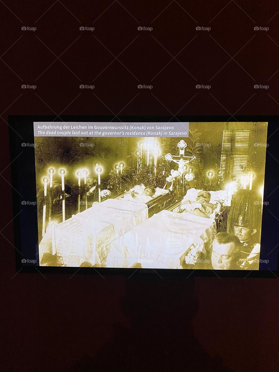 Funeral of Franz Ferdinand and his wife 