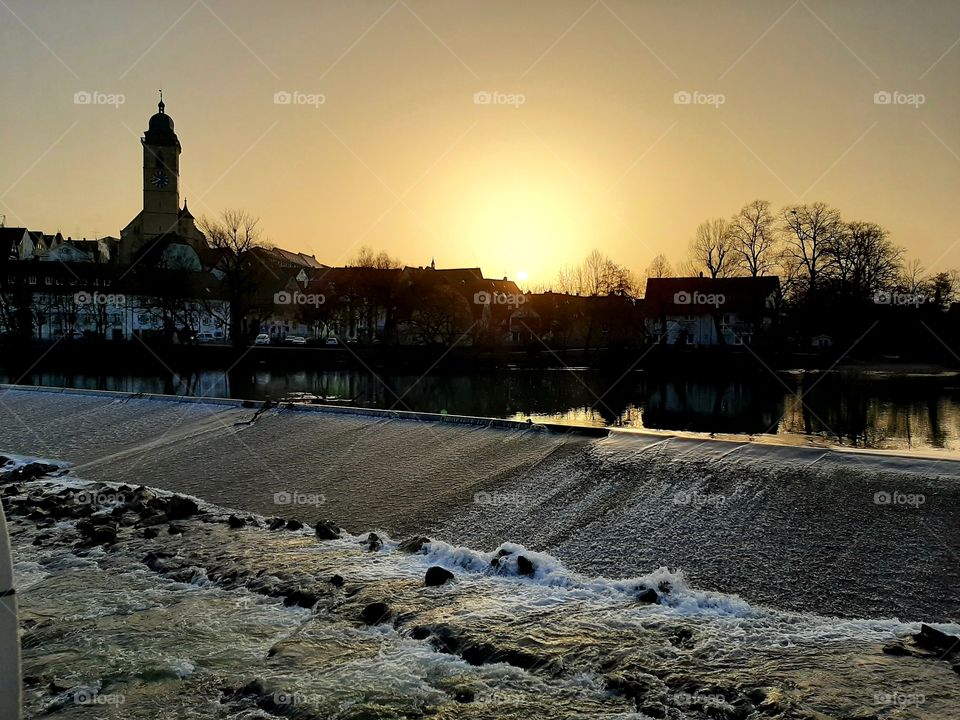 Sonnenaufgang in Nürtingen