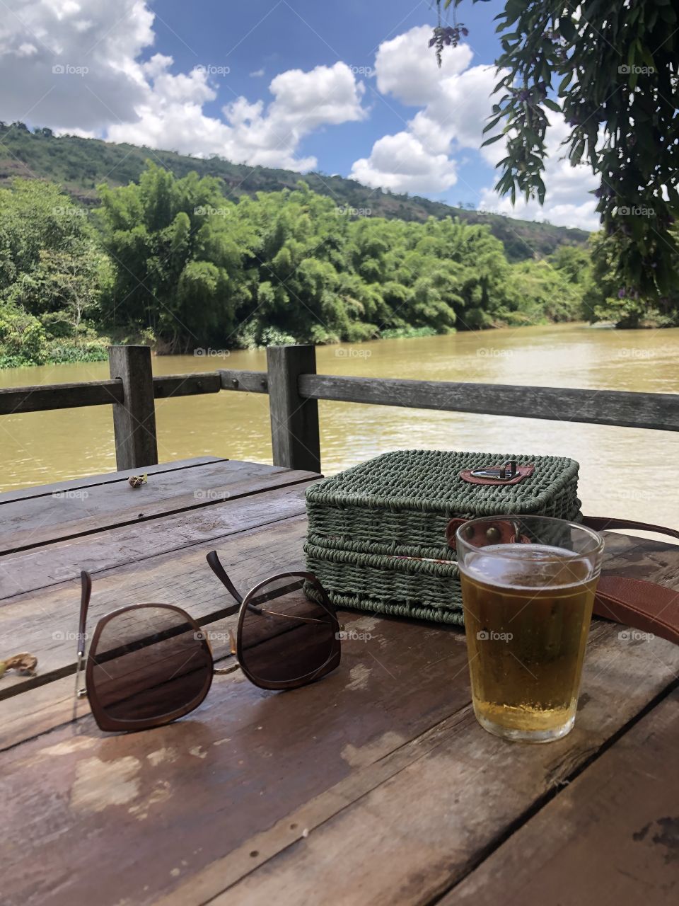 Sossego às margens do Rio Paraíba. 