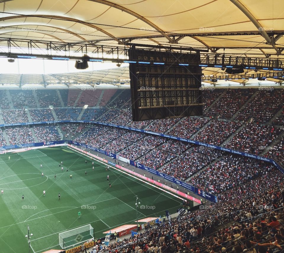 Amazing match' view in a big stadium :p !