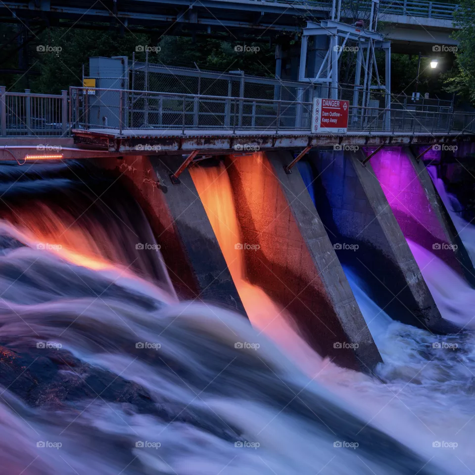 Colourful waves