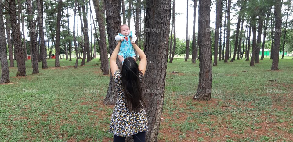 Brincadeira com a mamãe