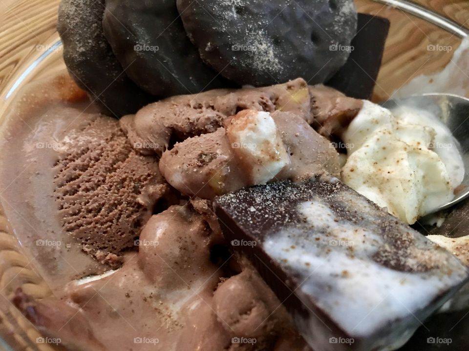 Chocolate ice cream 