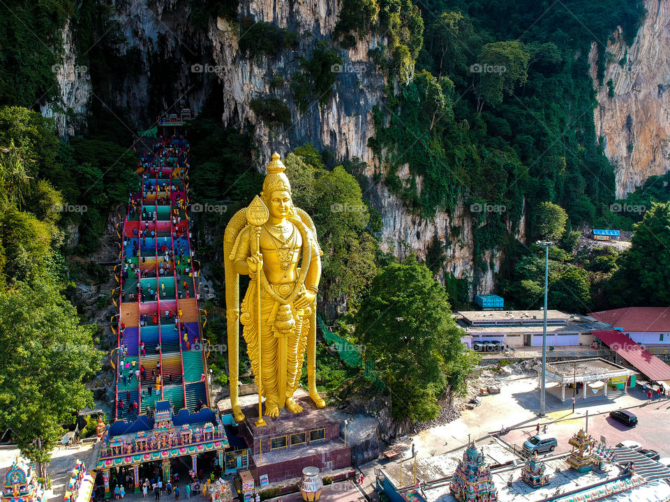 Batu Cave. One of the most amazing places I have been in Asia. It’s a must place to visit and go to in Malaysia.