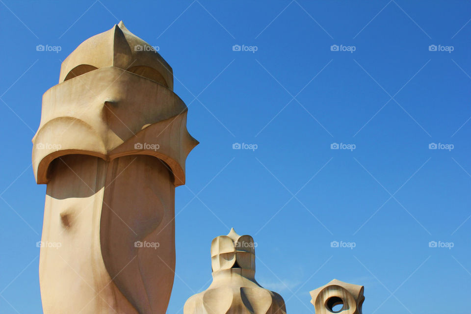 Barcelona from the rooftops