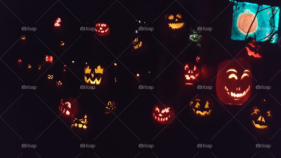 Jacko-lantern display