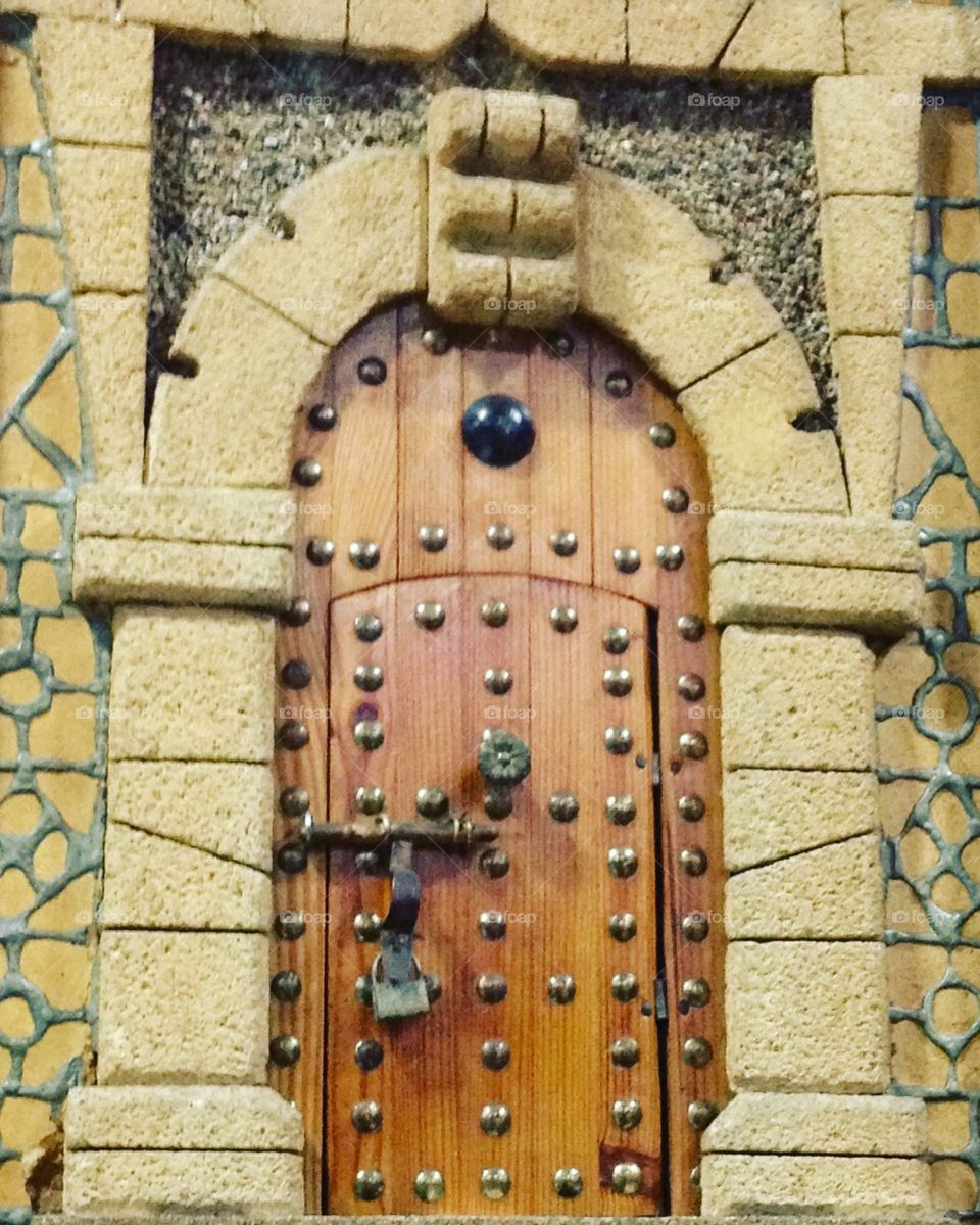 Traditional Arabic door 