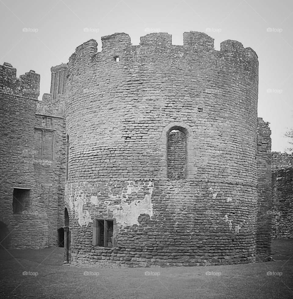 Round Chapel. The Round Chapel of the Ludlow Castle in England. 