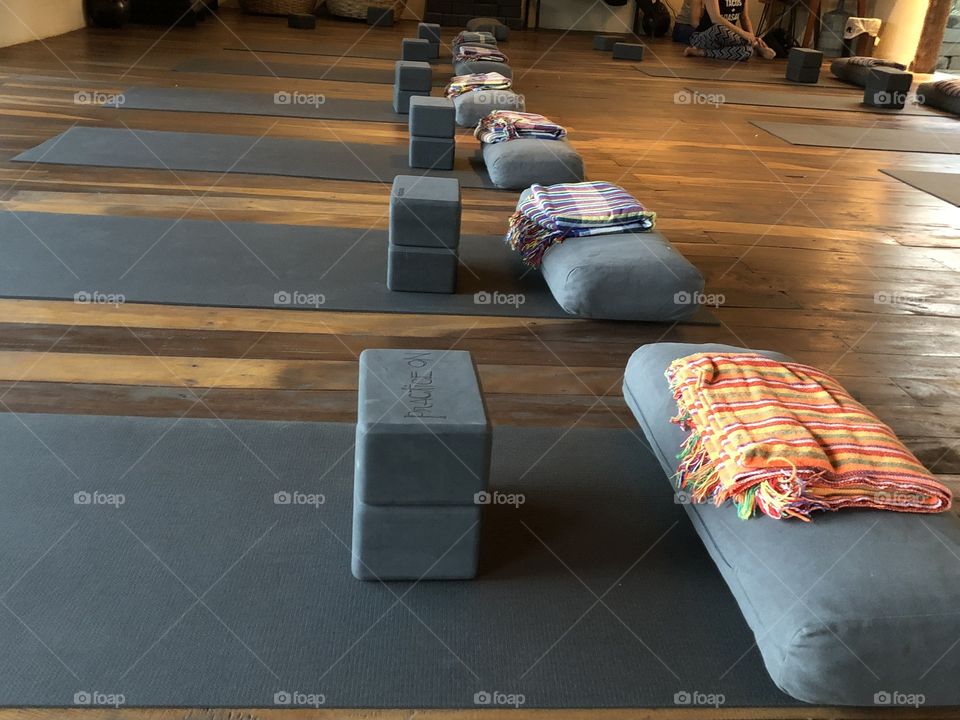 Yoga set up