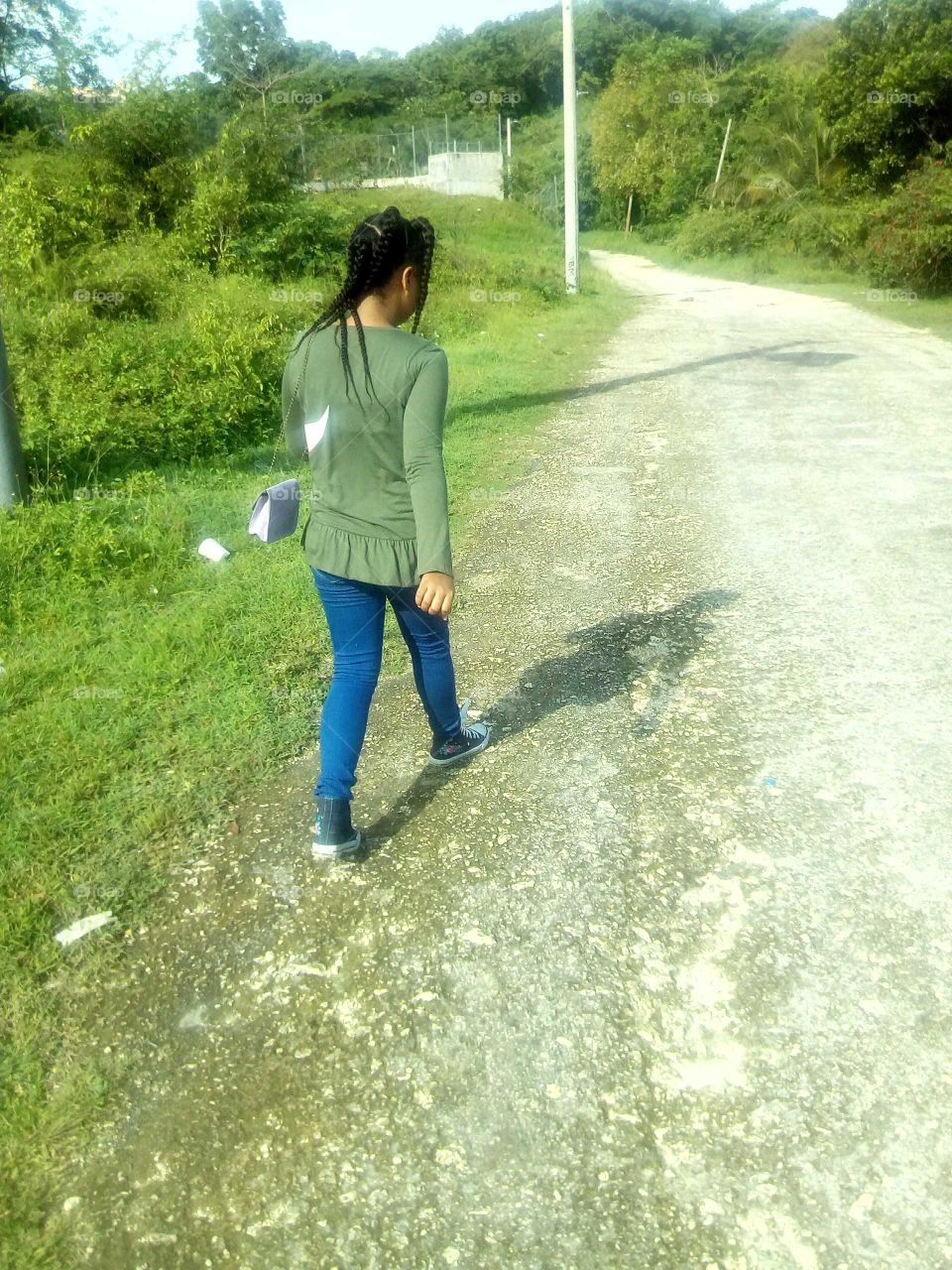 never think that you or every a lone when you are out on your walk you have people  looking out for you .