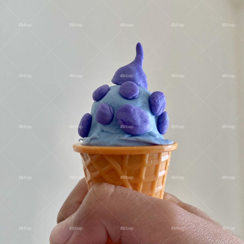 Ice cream play dough