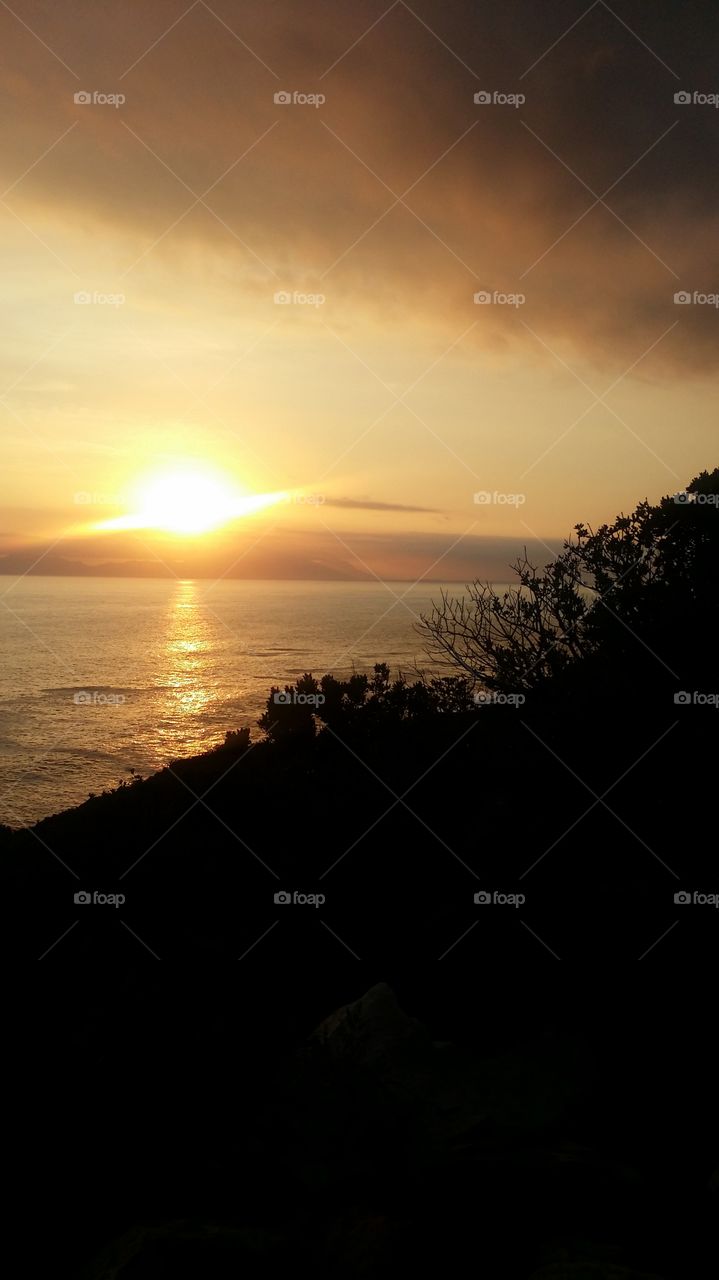 sunset. beautiful sunset