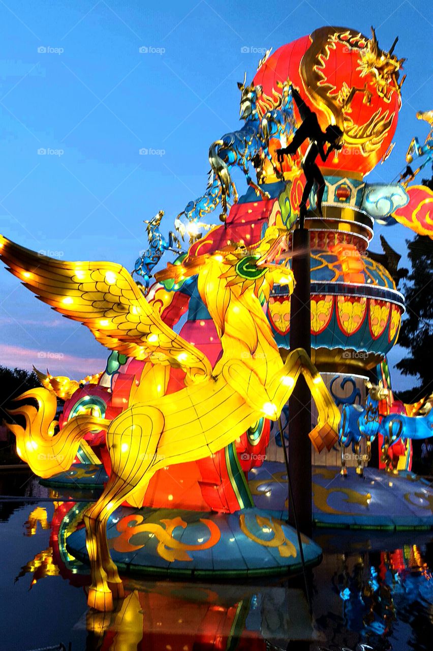 Mythical Flying Horse Lantern