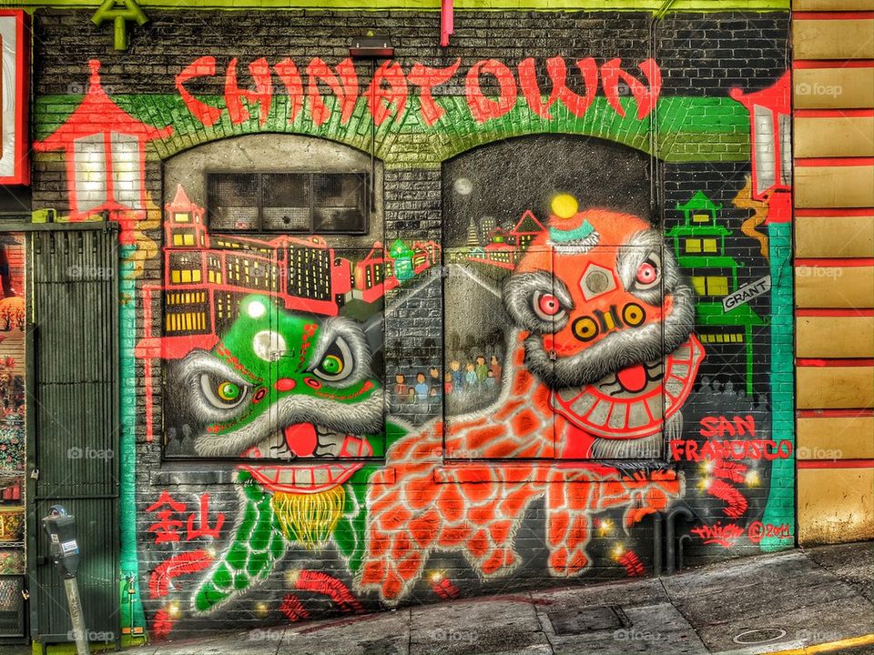 Chinatown graffiti