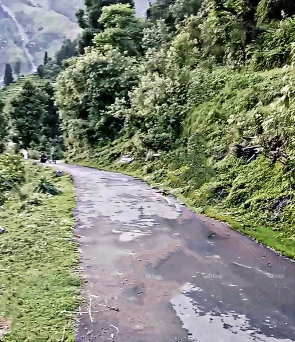 most beautiful and attractive view of the mountains.