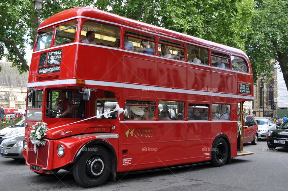London Bus Red England City