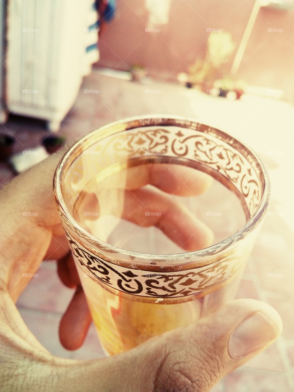 Moroccan cup of tea