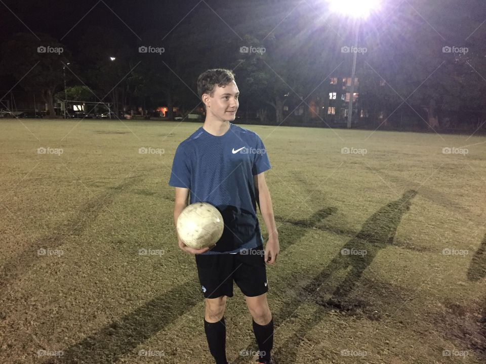 Boy with ball