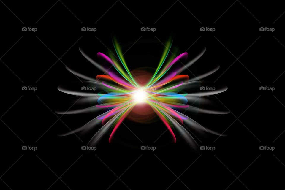 Colorful shape psychedelic minimalist design trippy stuff