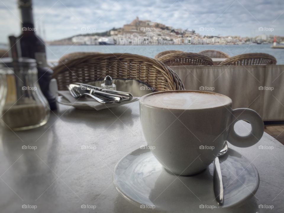 Coffee and breakfast with a view