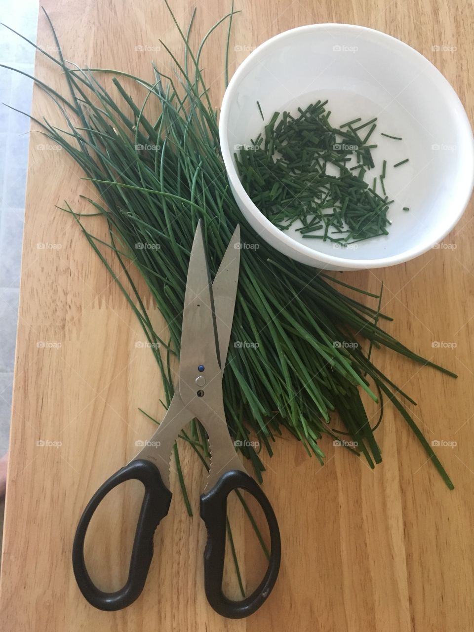 Cut chives