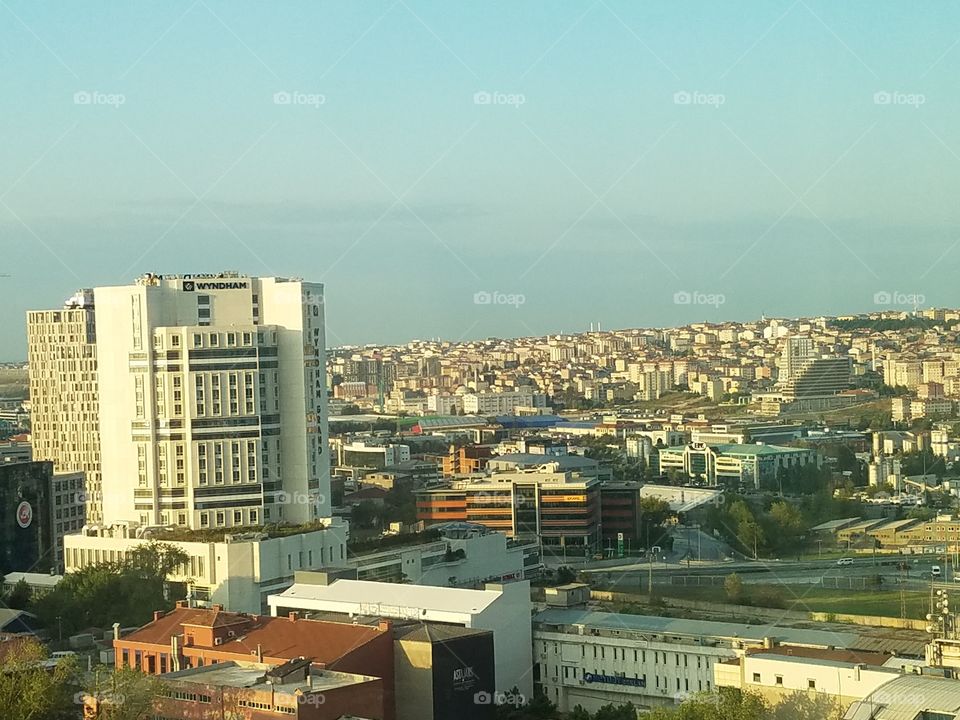 a view of Istanbul Turkey from the hotel