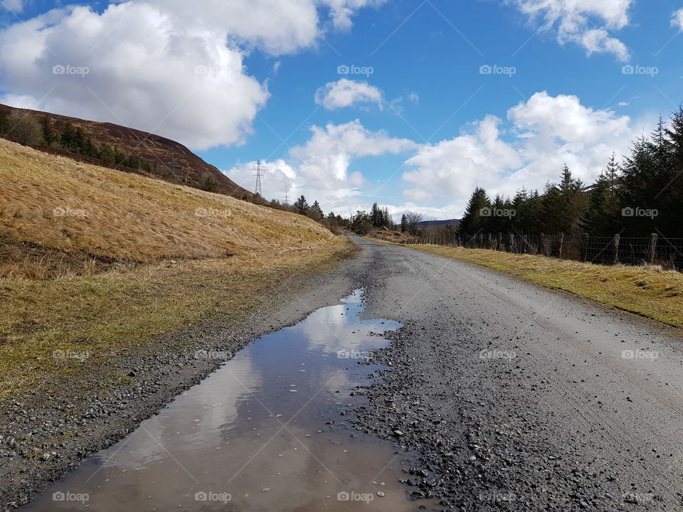 Road to the Cairngorn mountsins