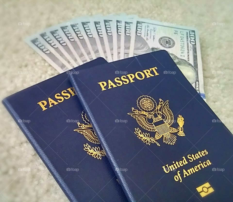 passports and cash