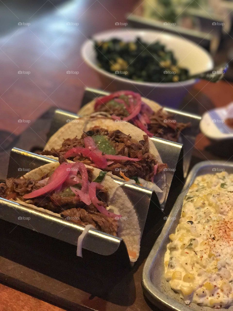 Tacos con carne