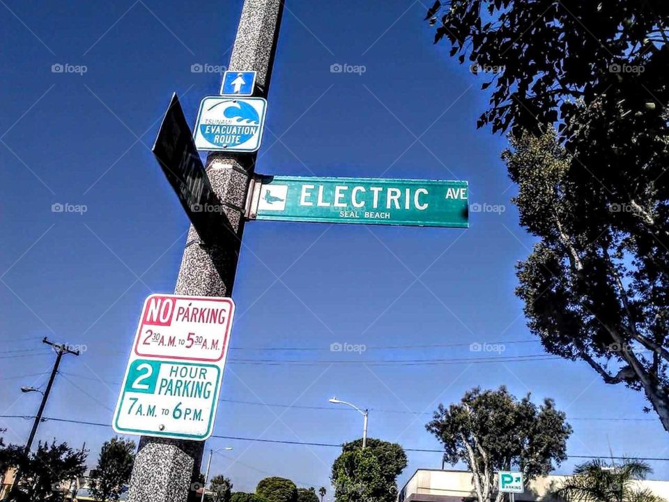Electric Ave sign