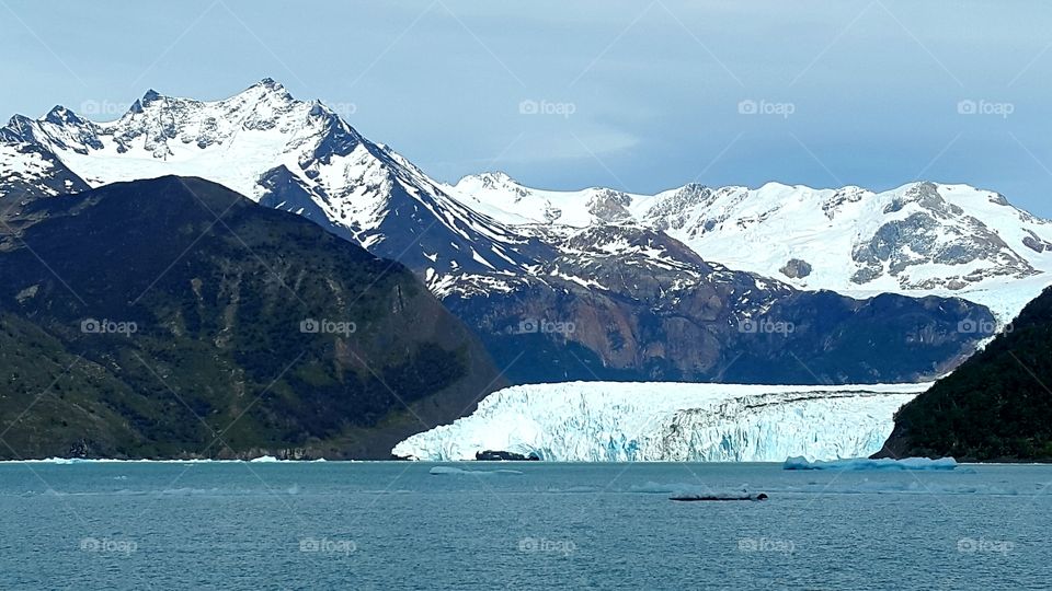 glacier panoramic view