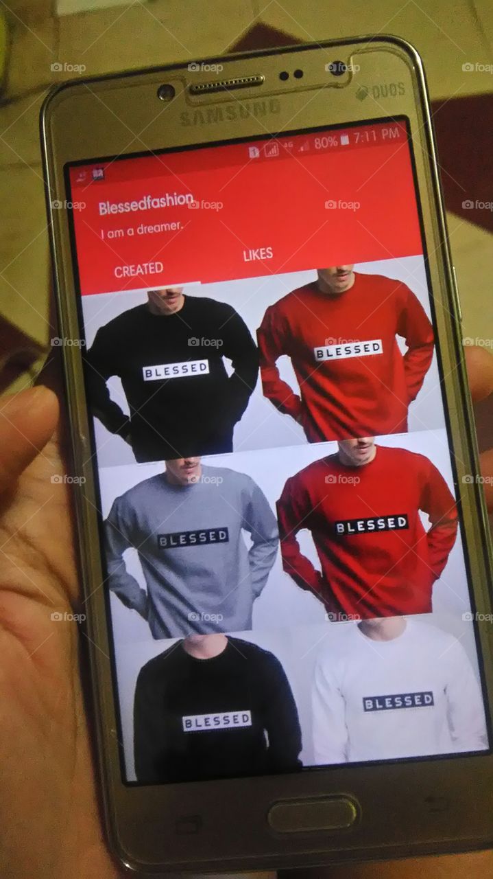 Snaptee app. My own design.