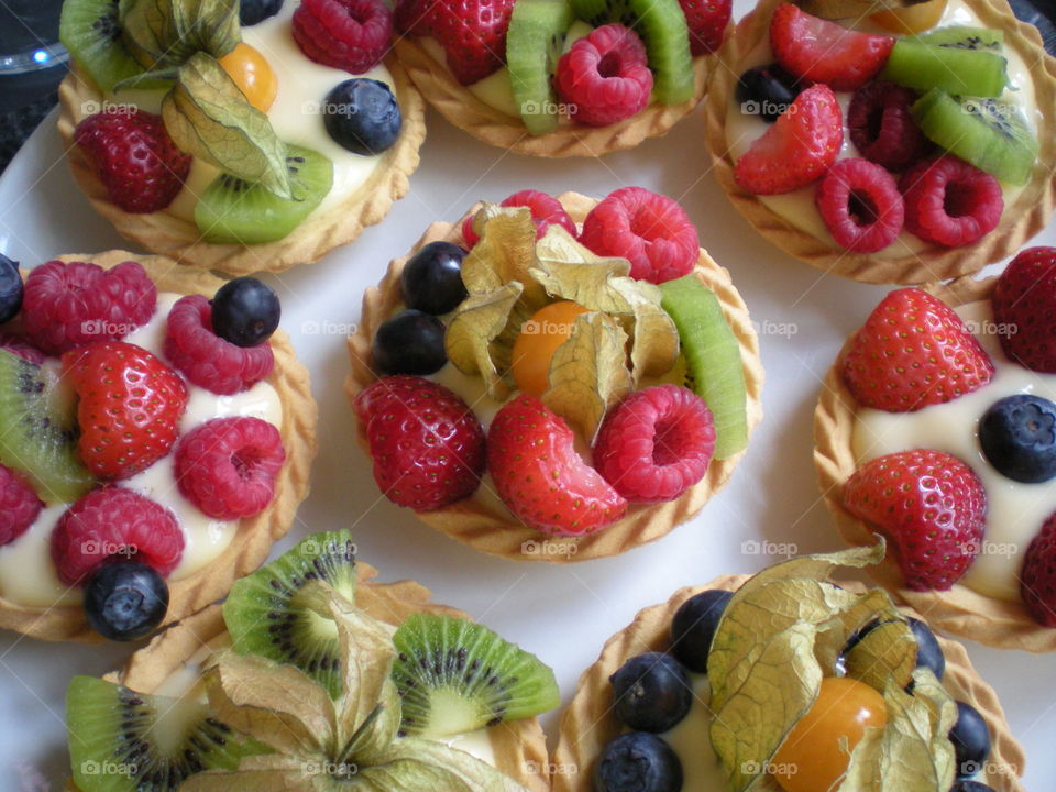 Fruit tarts 