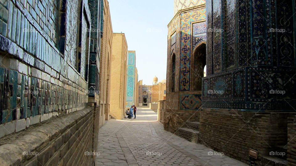 Narrow streets of Samarkand