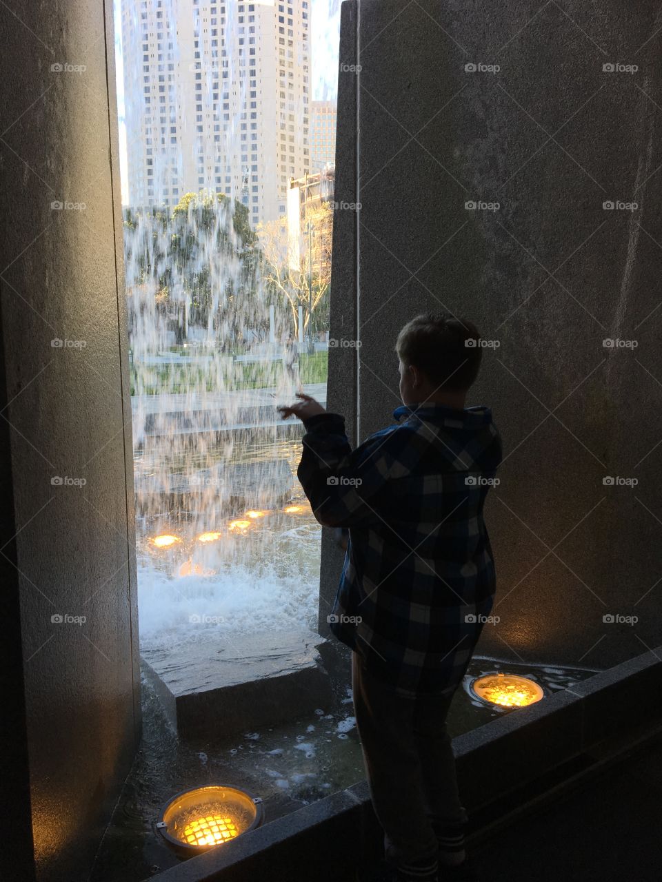 Playing with light water