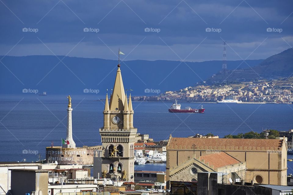 unusual view of messina