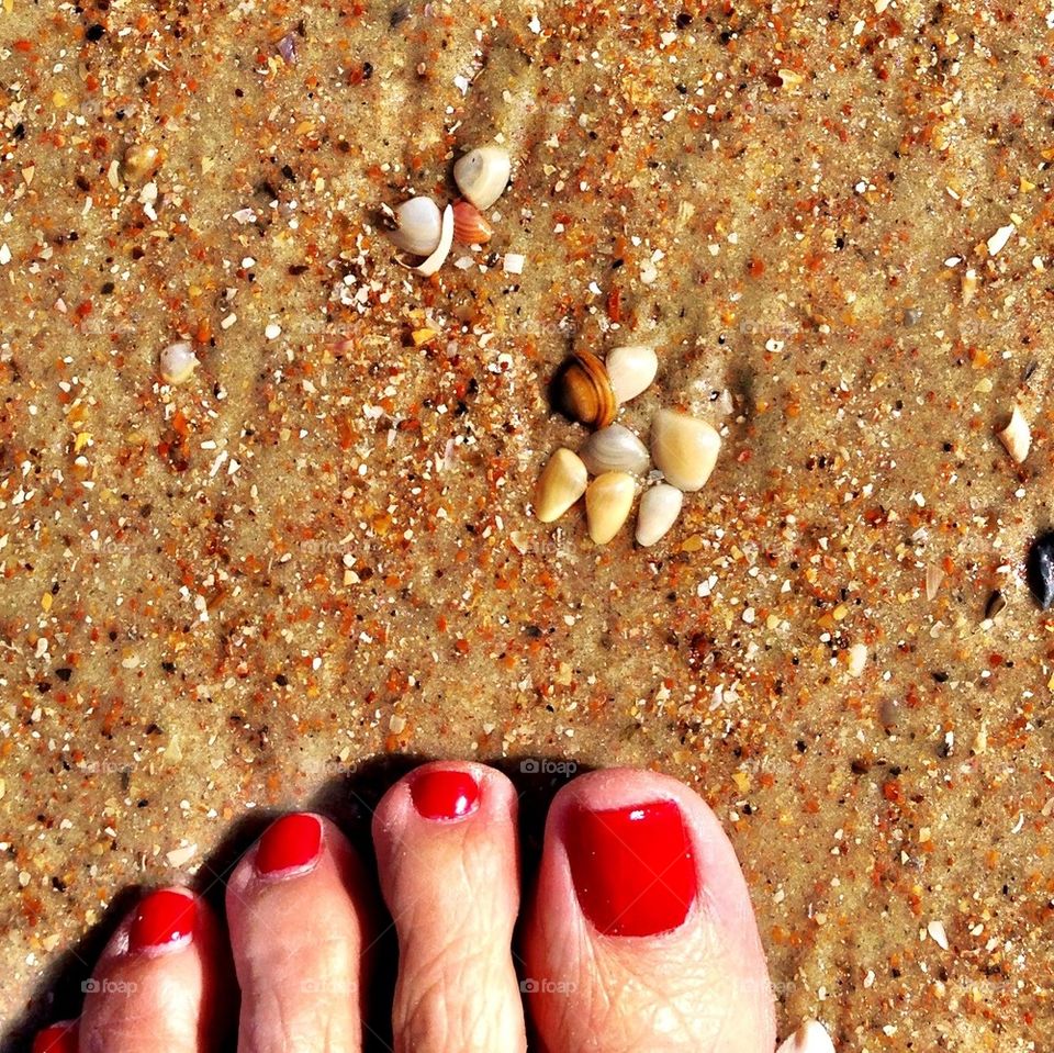 Awesome feet selfies 